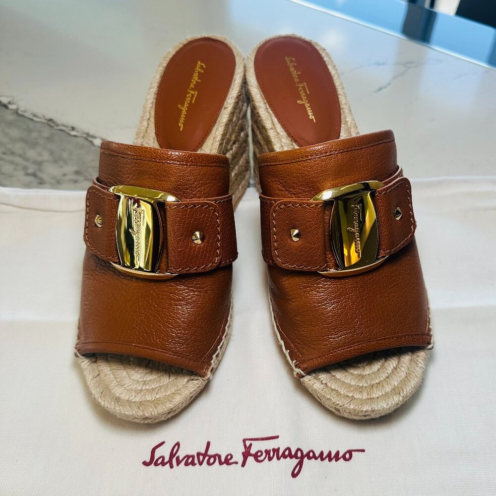 Salvatore Ferragamo Espadrille Wedge